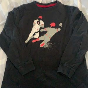 Old Navy boys baseball shirt long sleeve size med